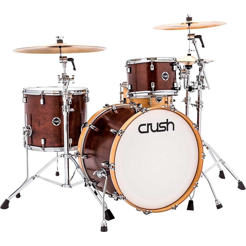Crush Drums & Percussion Sublime Birch 3-Piece Shell Pack Satin Walnut