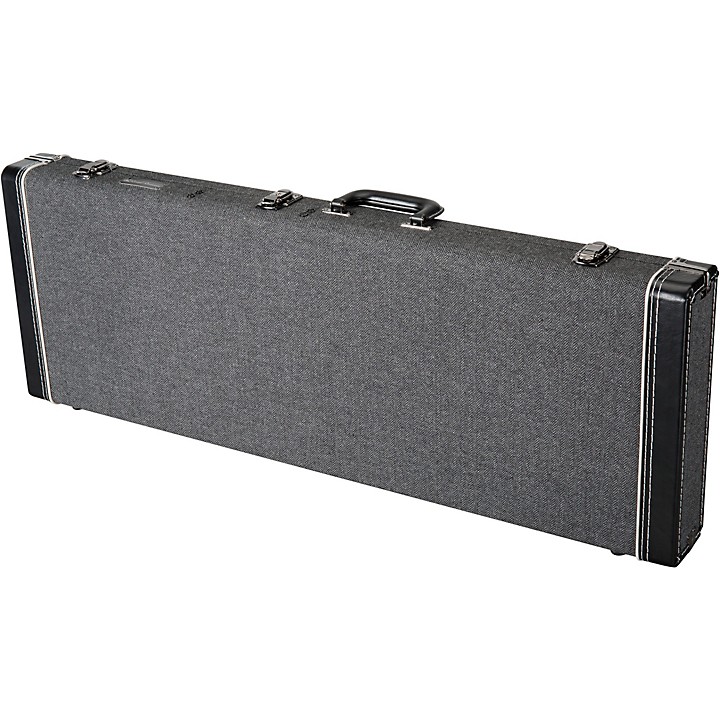 road runner boulevard series wood electric guitar case black tweed