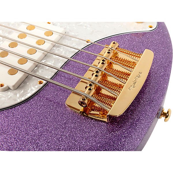 Ernie Ball Music Man StingRay5 Special HH Rosewood Fingerboard Electric Bass Amethyst Sparkle