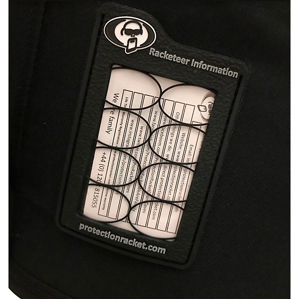 Protection Racket Egg Shaped Power Tom Case 8 x 8 in. Black