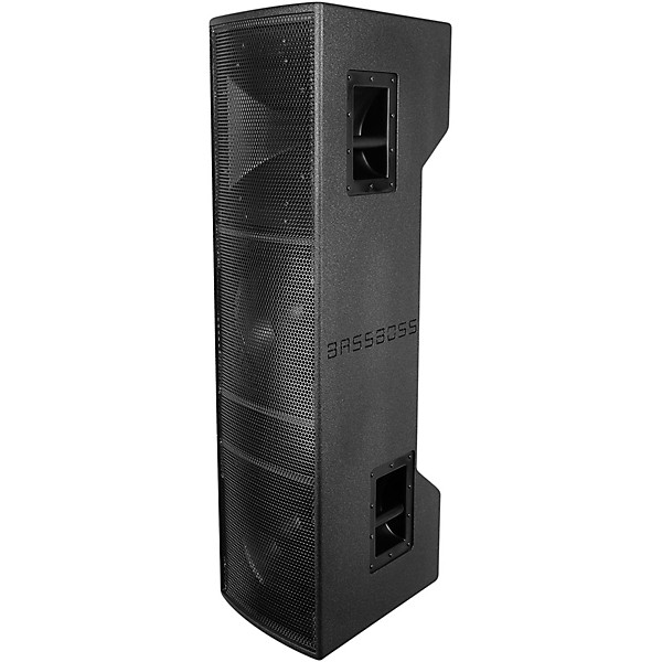 BASSBOSS AT212-3K Dual 12" 2-Way Powered Top Loudspeaker