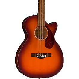 Fender CB-60SCE Acoustic-Electric Bass Guitar Black Fender CB-60SCE Acoustic-Electric Bass Guitar Aged Cognac Burst