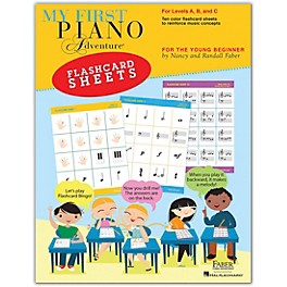 Faber Piano Adventures My First Piano Adventure Flashcard Sheets - For the Young Beginner