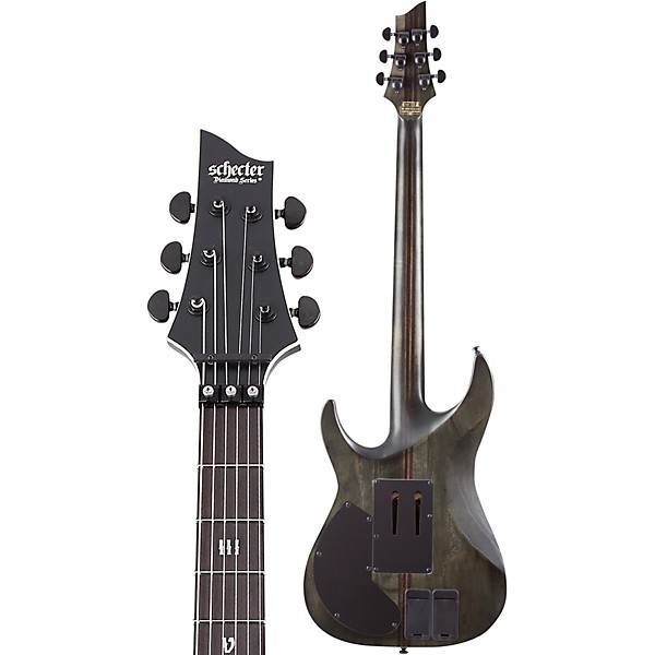 Schecter Guitar Research C-1 FR-S SLS Elite Evil Twin Electric Guitar Satin Black