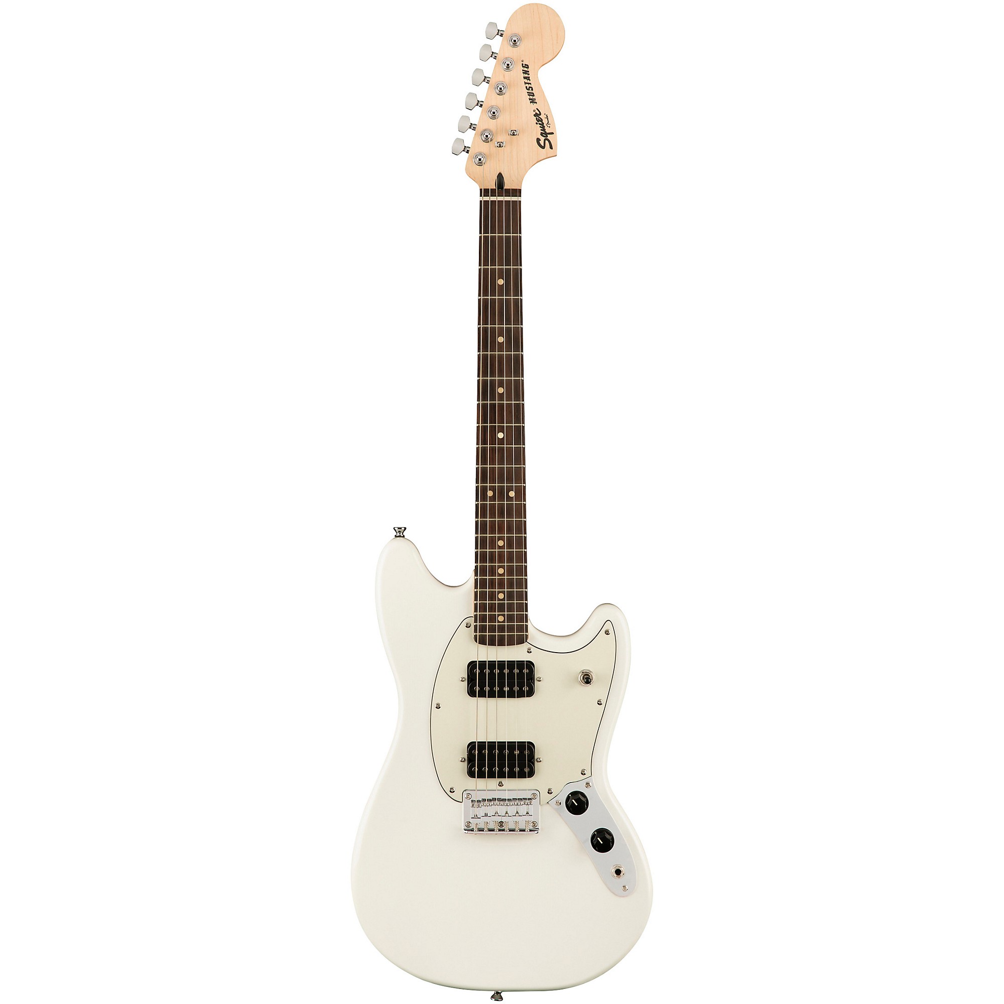 Squier Bullet Mustang HH Limited-Edition Electric Guitar Olympic White