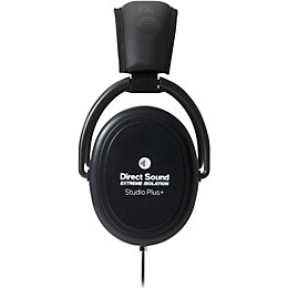 Direct Sound Studio Plus+ Premium Isolation Studio Headphone in Jet Black