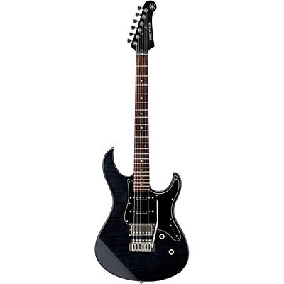 Yamaha Pacifica Pac612viifm Flame Maple Electric Guitar Transparent Black for sale