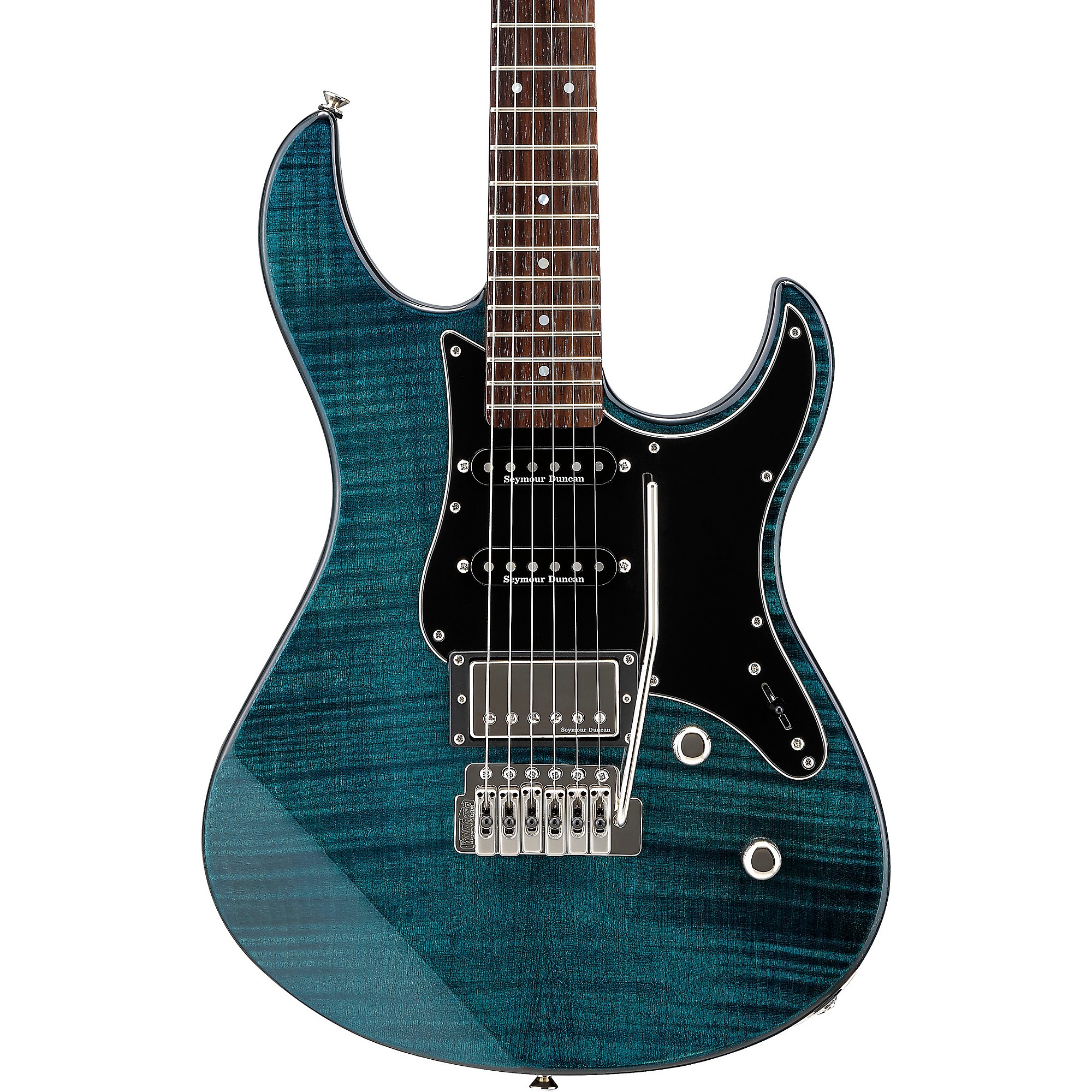 Yamaha Pacifica 612VII Flame Maple Electric Guitar Indigo Blue