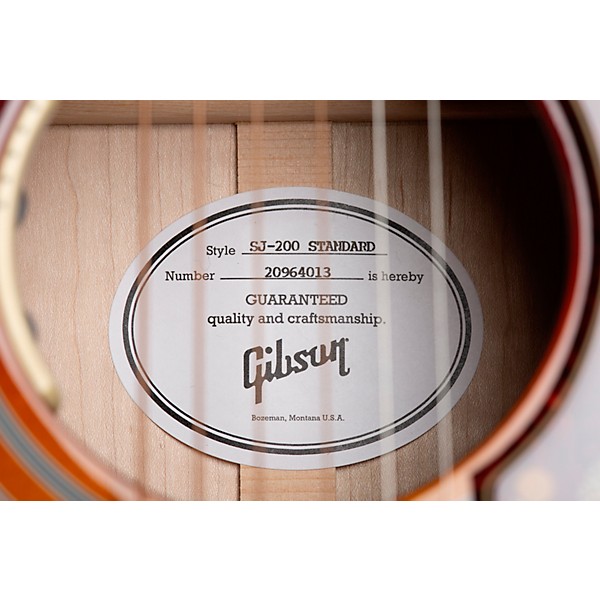 Gibson SJ-200 Standard Acoustic-Electric Guitar Autumn Burst