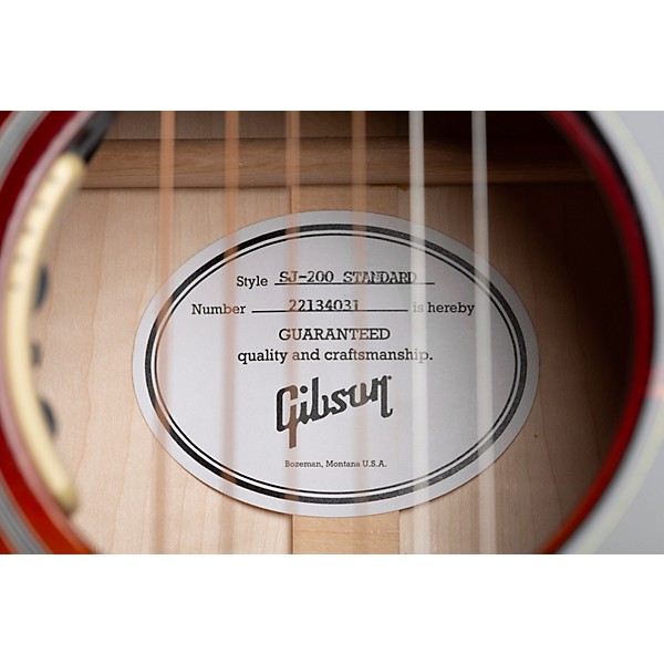 Gibson SJ-200 Standard Acoustic-Electric Guitar Autumn Burst