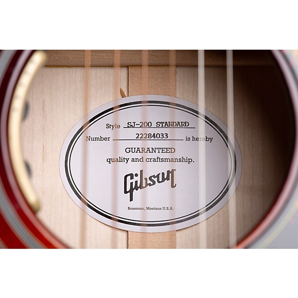 Gibson SJ-200 Standard Acoustic-Electric Guitar Autumn Burst