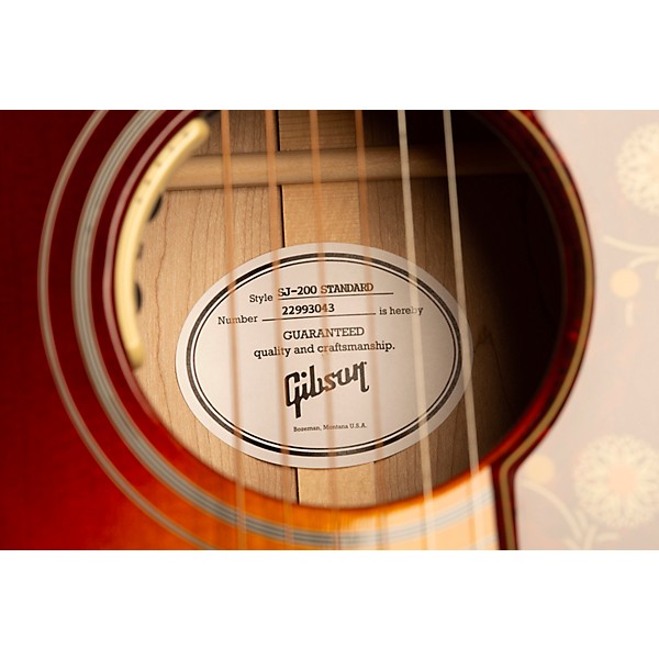 Gibson SJ-200 Standard Acoustic-Electric Guitar Autumn Burst