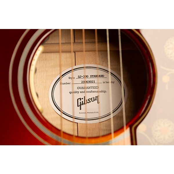 Gibson SJ-200 Standard Acoustic-Electric Guitar Autumn Burst