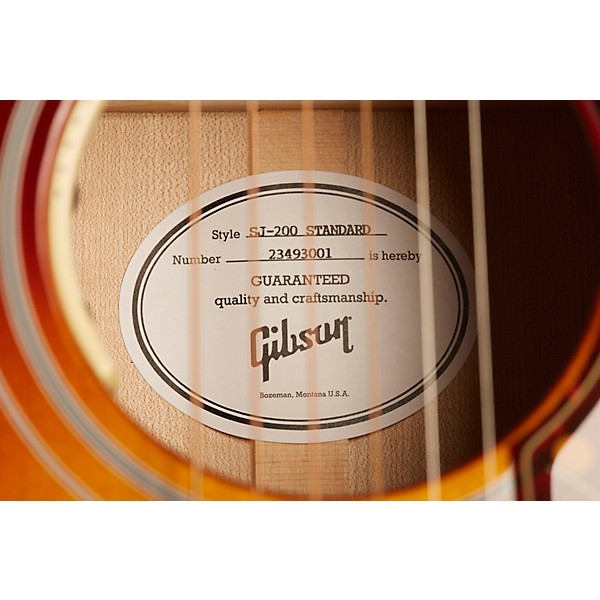 Gibson SJ-200 Standard Acoustic-Electric Guitar Autumn Burst