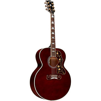 Gibson Sj-200 Standard Acoustic-Electric Guitar Wine Red for sale