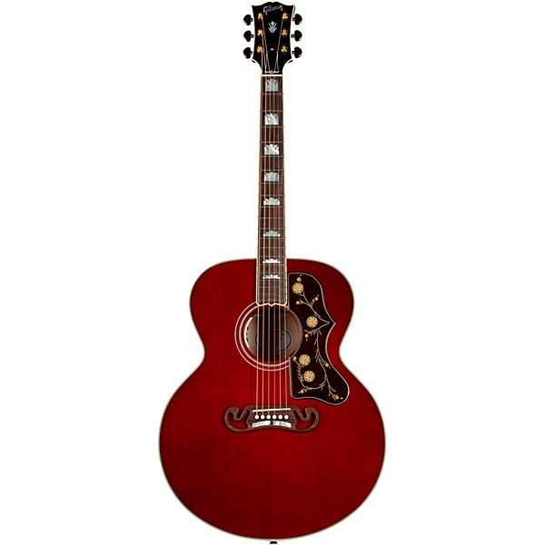 Gibson SJ-200 Standard Acoustic-Electric Guitar Wine Red