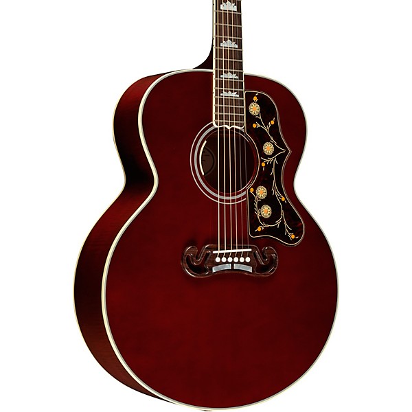 Gibson SJ-200 Standard Acoustic-Electric Guitar Wine Red
