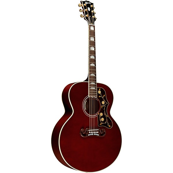 Gibson SJ-200 Standard Acoustic-Electric Guitar Wine Red
