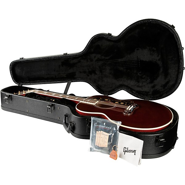 Gibson SJ-200 Standard Acoustic-Electric Guitar Wine Red
