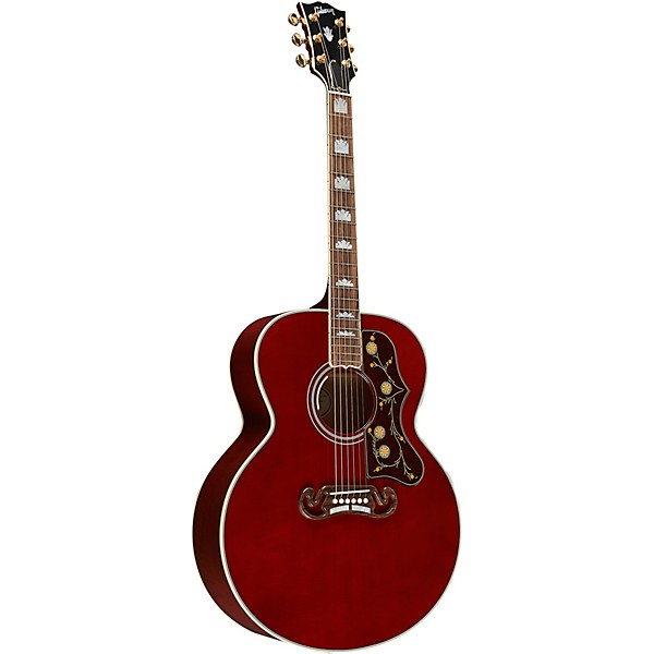 Gibson SJ-200 Standard Acoustic-Electric Guitar Wine Red