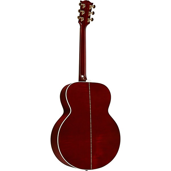 Gibson SJ-200 Standard Acoustic-Electric Guitar Wine Red