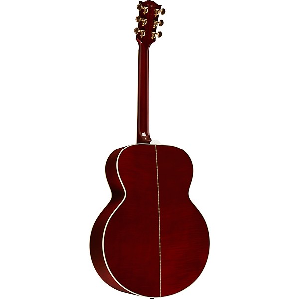 Gibson SJ-200 Standard Acoustic-Electric Guitar Wine Red