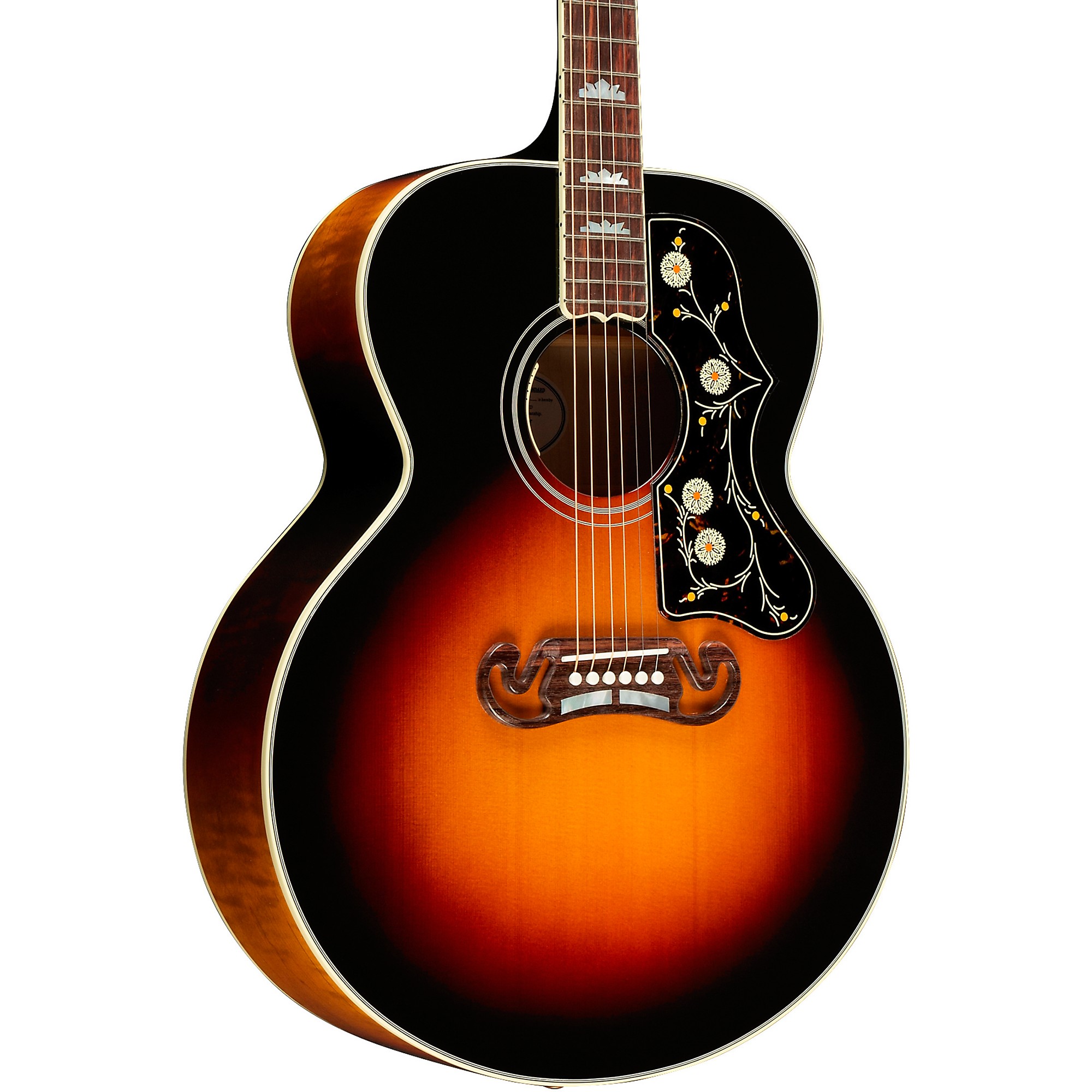 Platinum Gibson SJ-200 Standard Acoustic-Electric Guitar - Tri