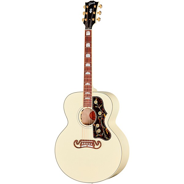 Gibson SJ-200 Standard Acoustic-Electric Guitar - Classic White