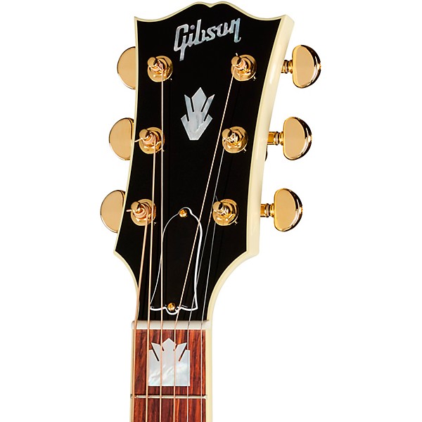 Gibson SJ-200 Standard Acoustic-Electric Guitar - Classic White