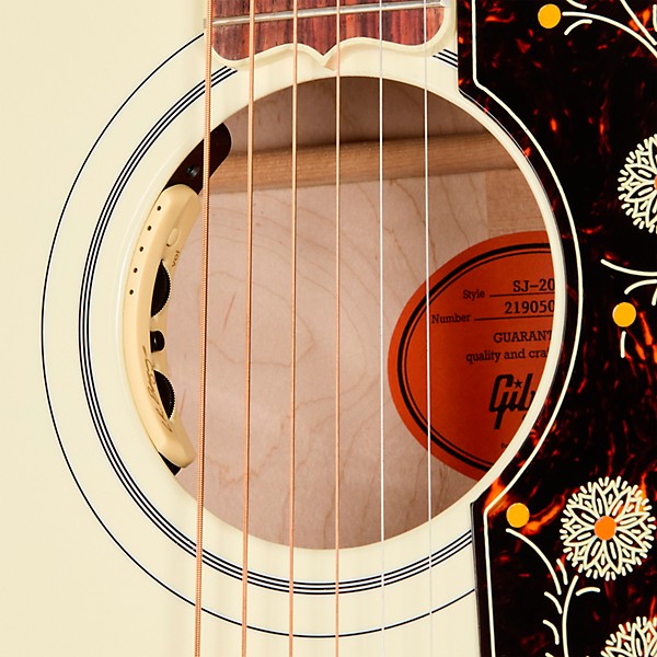 Gibson SJ-200 Standard Acoustic-Electric Guitar - Classic White