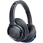 Open Box Audio-Technica ATH-WS660BTGBL Solid Bass Over-Ear Bluetooth Headphone in Blue/Gray Level 1 thumbnail