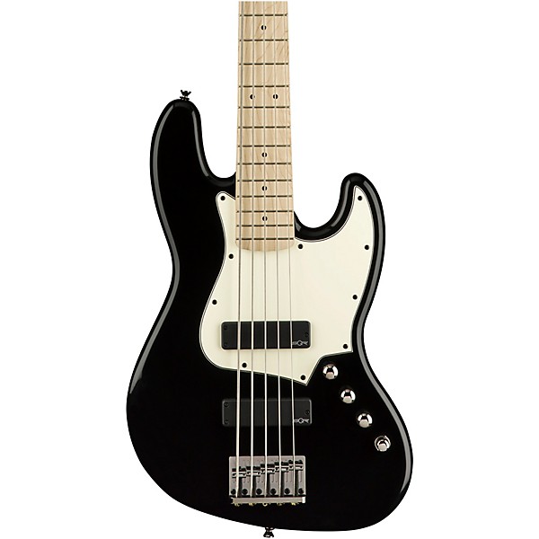 Squier Contemporary Active Jazz Bass HH V Maple Fingerboard Black