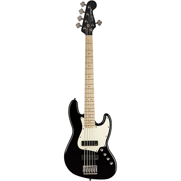 Squier Contemporary Active Jazz Bass HH V Maple Fingerboard Black