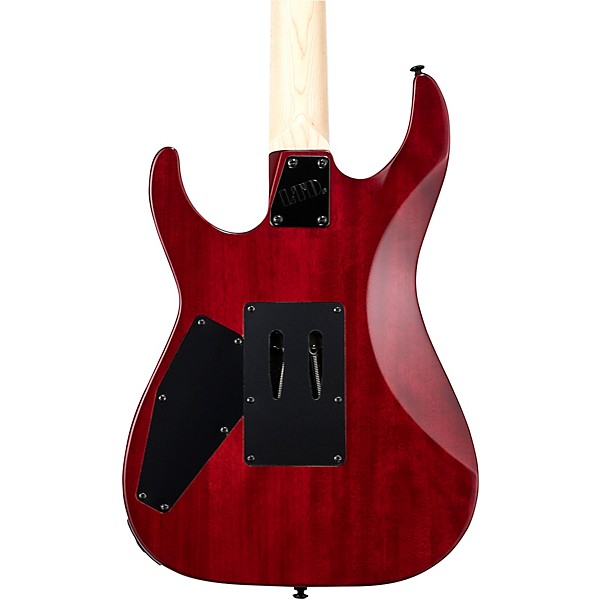 ESP LTD M-200FM Electric Guitar See-Thru Red