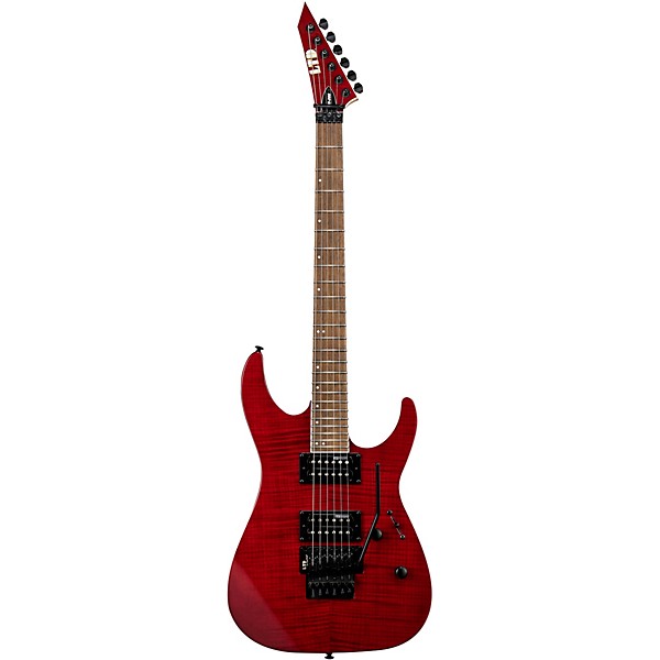 ESP LTD M-200FM Electric Guitar See-Thru Red
