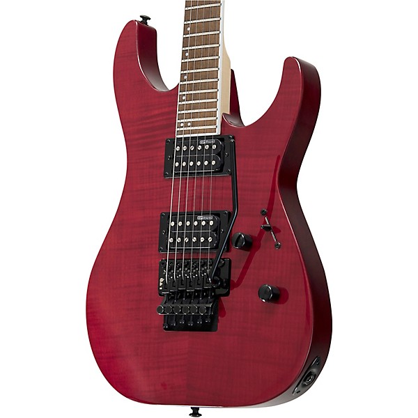ESP LTD M-200FM Electric Guitar See-Thru Red