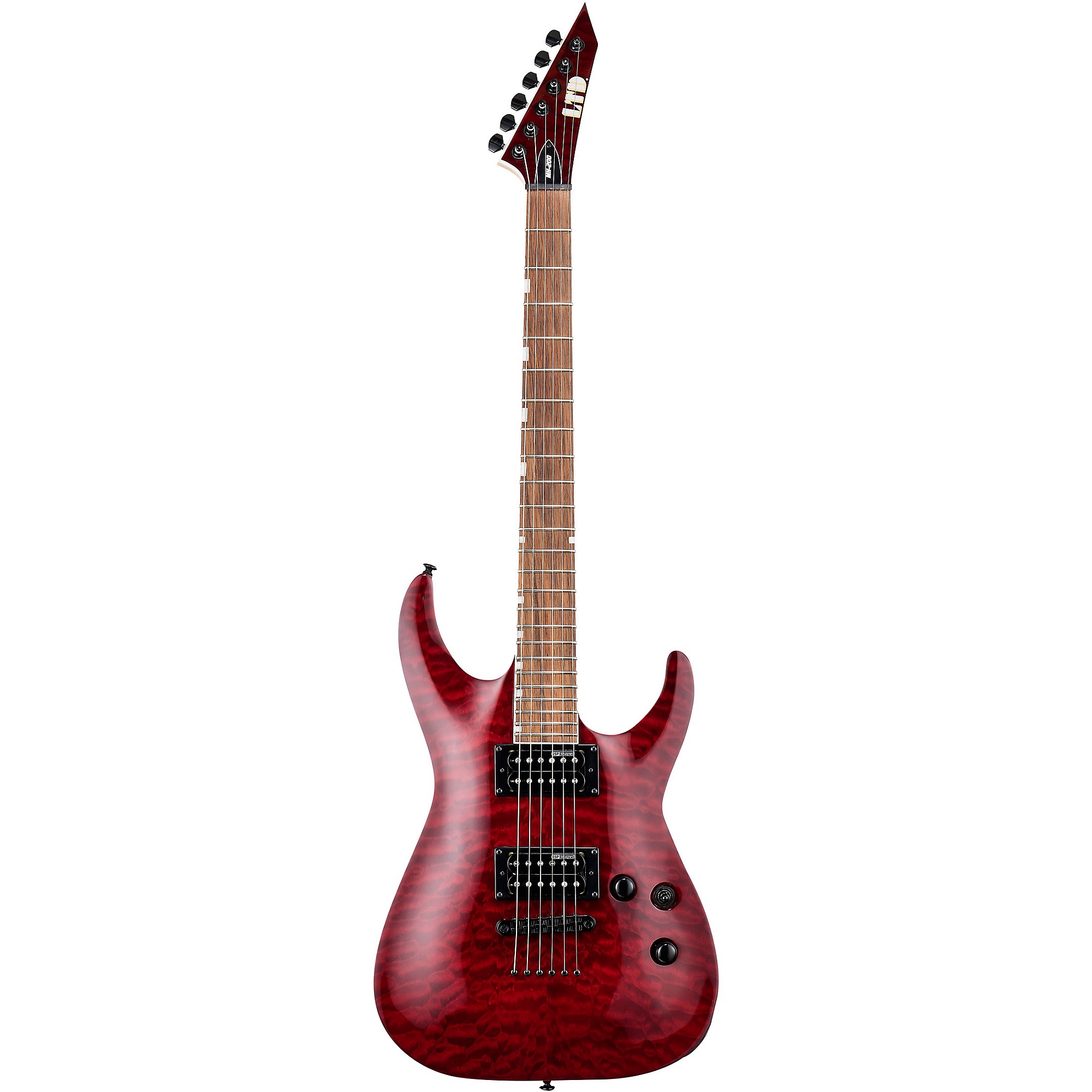 ESP LTD MH-200QM NT Electric Guitar See-Thru Black Cherry | Guitar