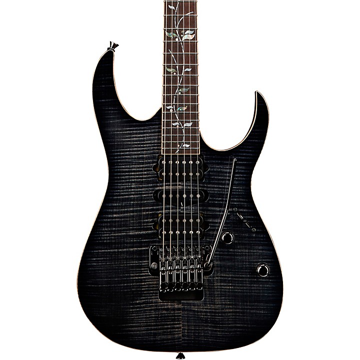 Ibanez RG8570Z j.custom Electric Guitar Transparent Black | Guitar 