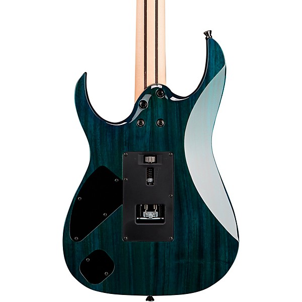 Platinum Ibanez RG8570Z j.custom Electric Guitar Transparent Blue
