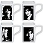 Vandor The Beatles White Album Square 4 pc. 12 oz. Ceramic Mug Set thumbnail
