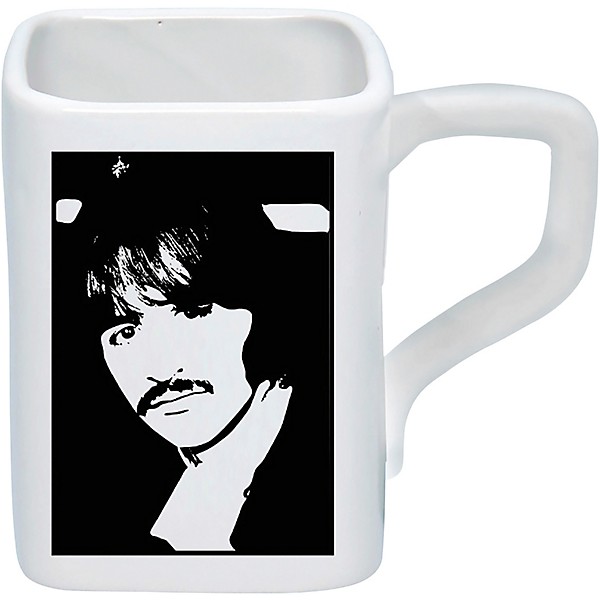 Vandor The Beatles White Album Square 4 pc. 12 oz. Ceramic Mug Set