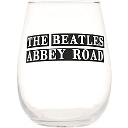 Vandor The Beatles Abbey Road 2 pc. 18 oz. Contour Glass Tumbler Set