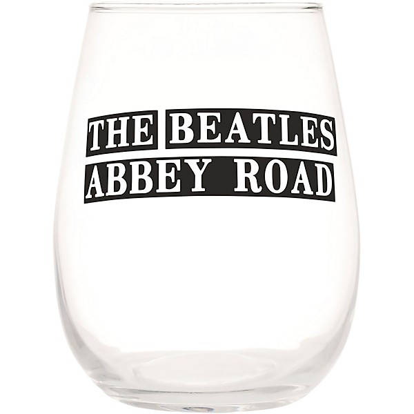 Vandor The Beatles Abbey Road 2 pc. 18 oz. Contour Glass Tumbler Set