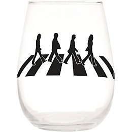 Vandor The Beatles Abbey Road 2 pc. 18 oz. Contour Glass Tumbler Set