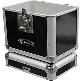 Open Box Odyssey KLP2BLK Stackable Record Utility Case for 12" Vinyl Records and LPs Level 1