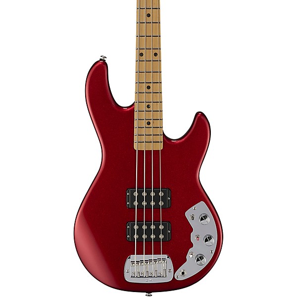G&L CLF Research L-2000 Maple Fingerboard Electric Bass Candy Apple Red