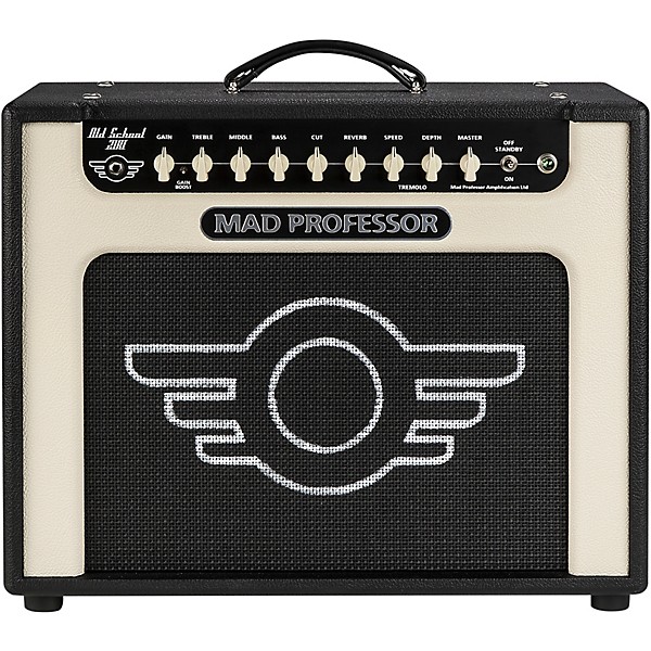 Mad Professor Old School 21RT 21W 1x12 Tube Guitar Combo Amp Black and Beige