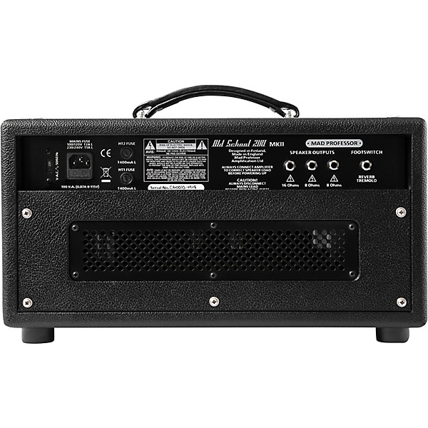 Open Box Mad Professor Old School 21RT 21W Tube Guitar Amp Head Level 1 Black and Beige