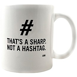 AIM That's a Sharp. Not a Hashtag. Mug