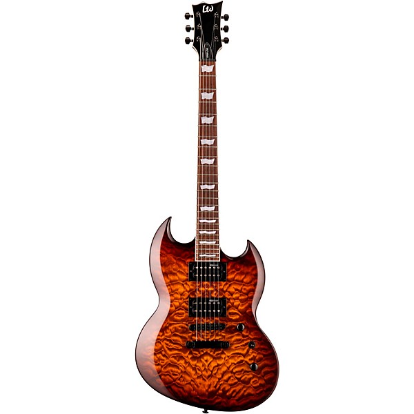 ESP LTD Viper-256 Electric Guitar Dark Brown Sunburst